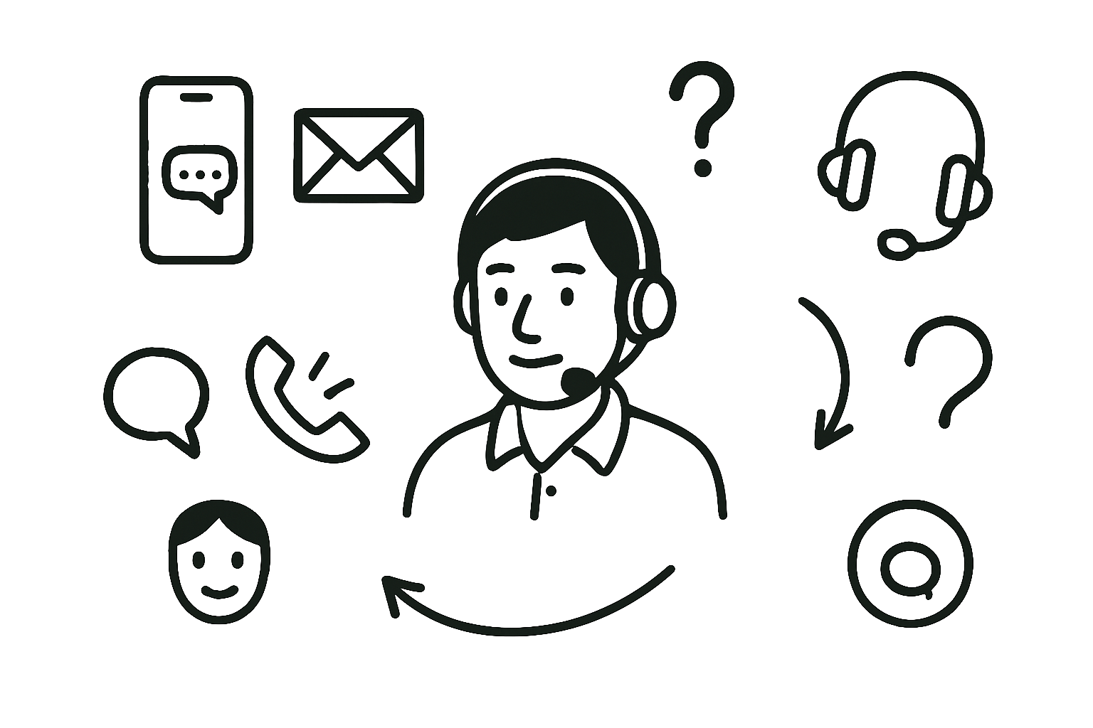 Ilustración de contacto